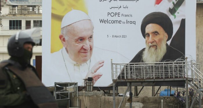 Pope Francis to meet top cleric Sistani on second day in Iraq