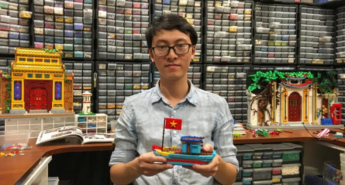Lego collector recreates Vietnam street scenes in miniature