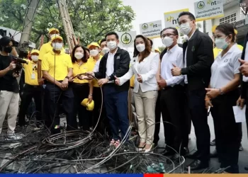 Thailand untangles cables on Sukhumvit in bid to improve city’s appearance